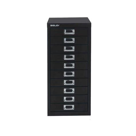 Bisley Storage Cabinet 10 Drawer H590Xw279Xd380Mm Steel